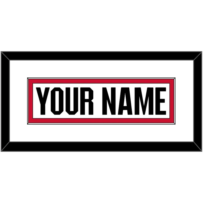 Ottawa Nameplate - Home/Road White Jersey (1999-2007) - Single Mat 1