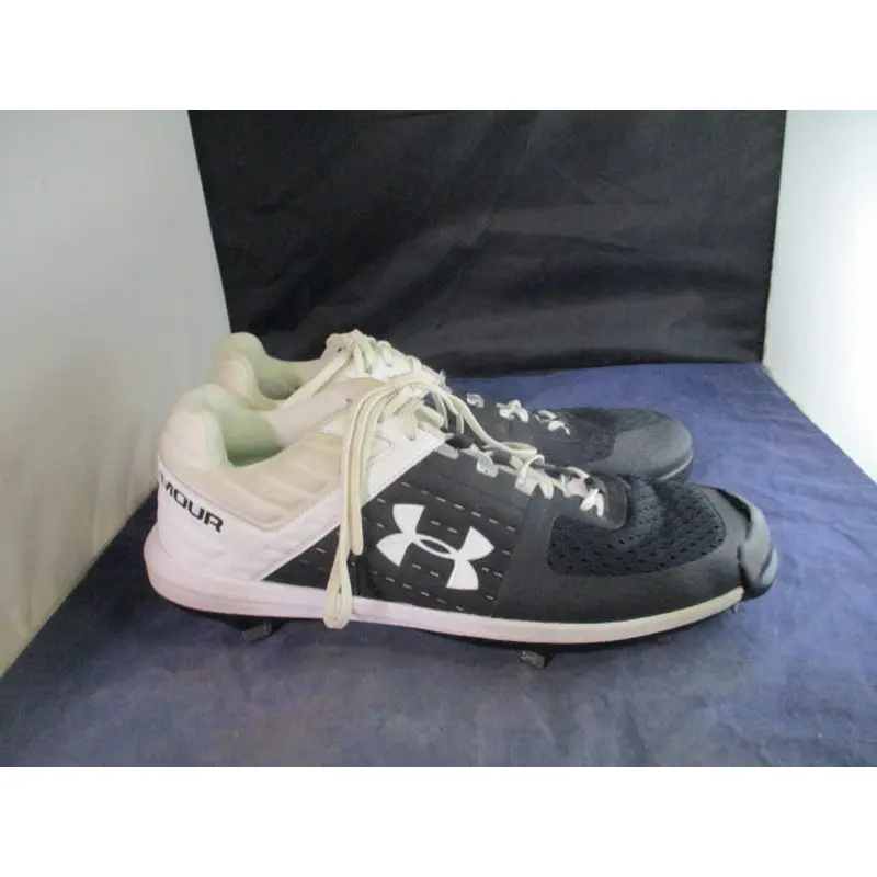 Used Under Armour Yard Low Metal Cleats Adult Size 13 - With Pitcher's Toe