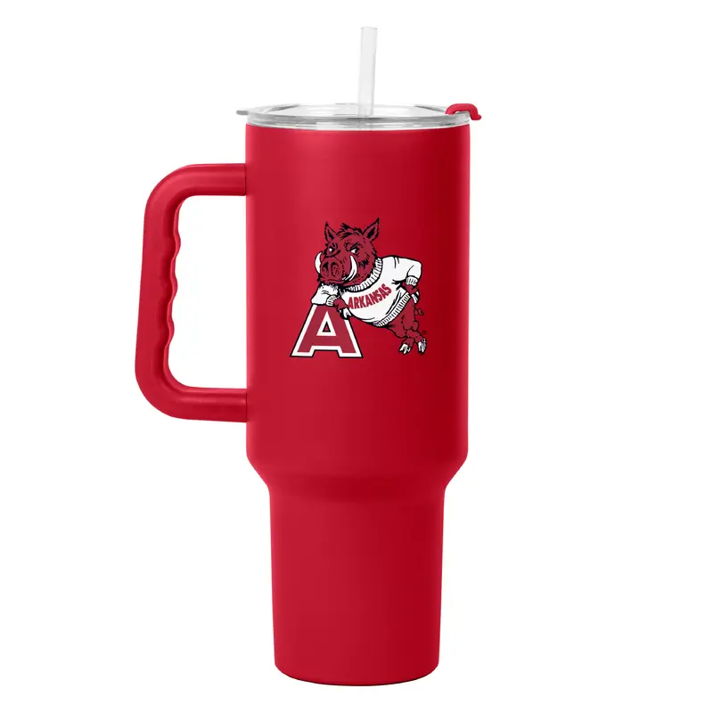Arkansas Vault 40oz Flipside Powder Coat Tumbler