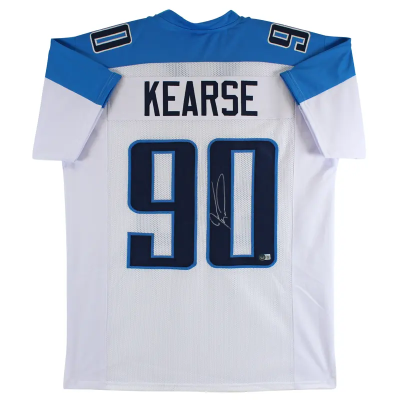 Jevon Kearse Authentic Signed White Pro Style Jersey Autographed BAS Witnessed