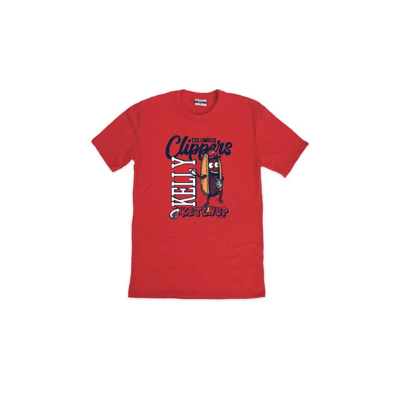 Columbus Clippers Where I'm From Youth Kelly Ketchup Tee