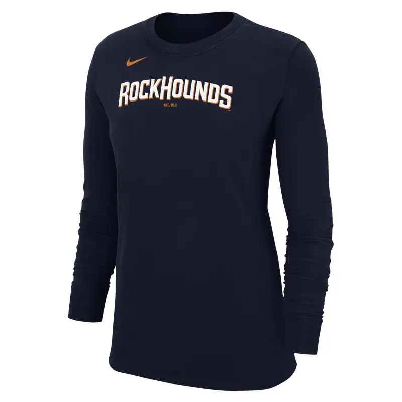 Midland RockHounds Nike Women's Core Cotton LS Tee