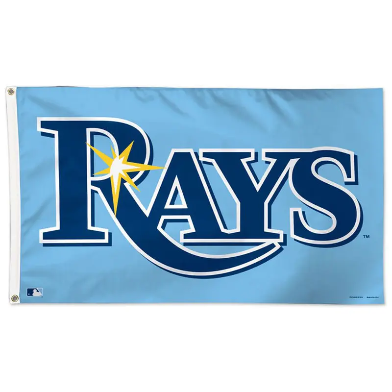 Tampa Bay Rays Official MLB Baseball Deluxe-Edition 3'x5' Flag - Wincraft Inc.