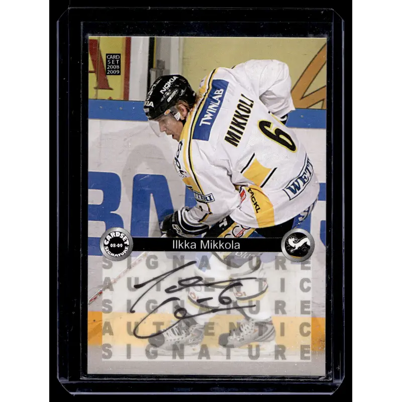 2008-09 Cardset Signature - Ilkka Mikkola /125