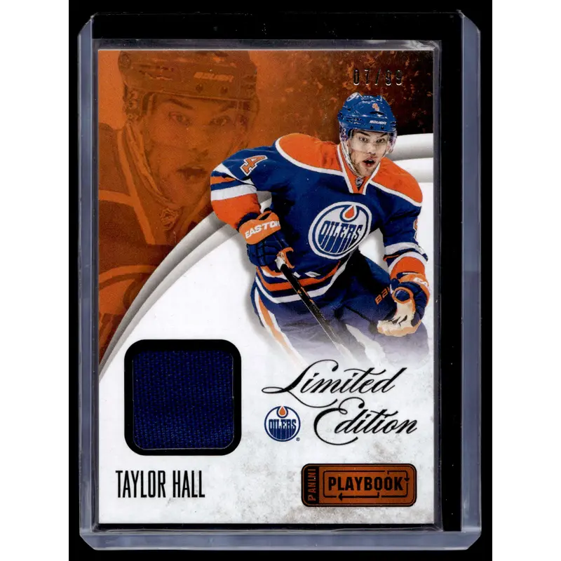 2013-14 Panini Playbook - Limited Edition Materials - Taylor Hall #LE-TH /99