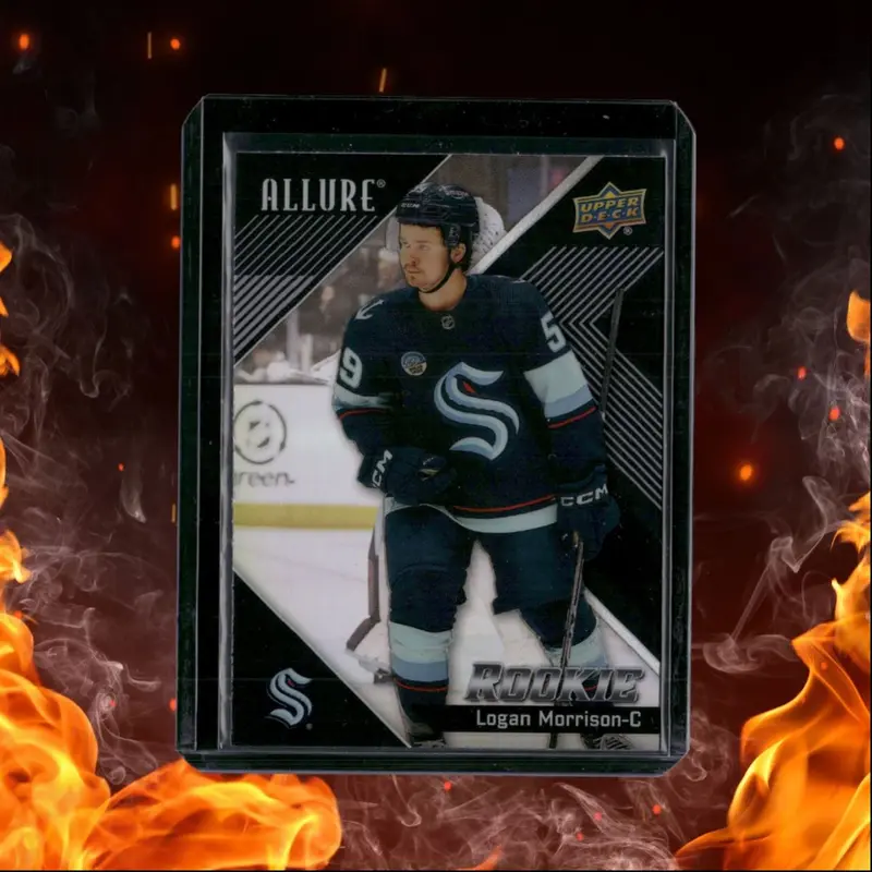 2024-25 Upper Deck Allure Logan Morrison Black Rainbow Rookie #123