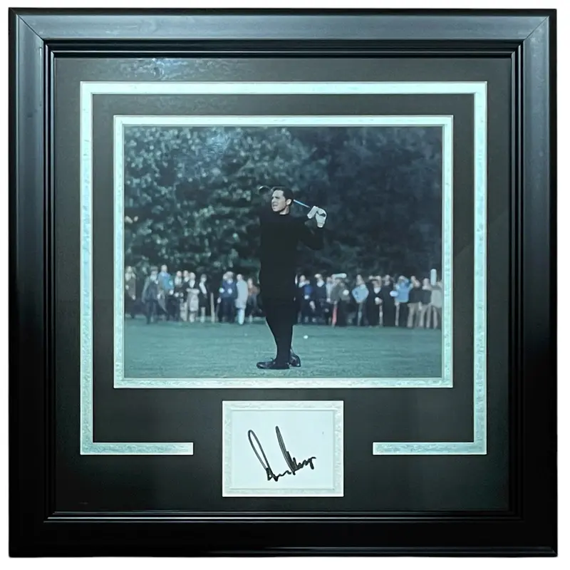 Gary Player Autographed 1965 US Open "Signature Series" Frame