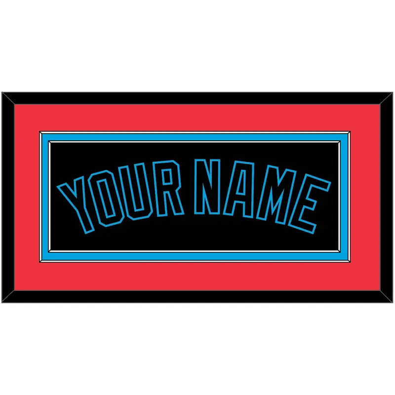 Miami Name - Alternate Black (2019-2023) - Double Mat 3