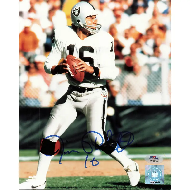 Jim Plunkett signed 8x10 photo PSA/DNA Oakland Raiders Autographed