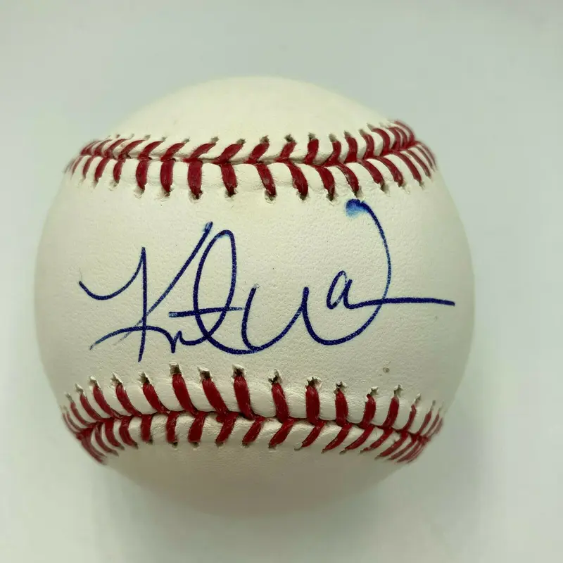 Kurt Warner Signed Official Major League Baseball JSA COA St. Louis Rams NFL