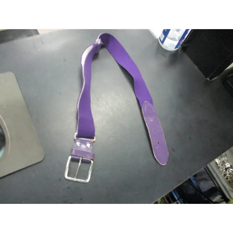 Used Adams Adult Purple Baseball Belt