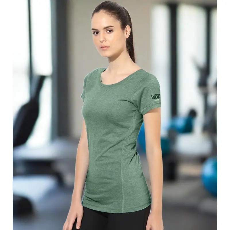 Women's training T-shirt (Pastel green ) Wod Armour | Kibi Sports