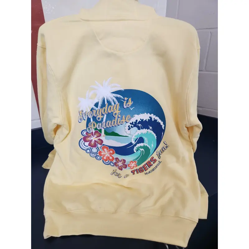 Margaritaville Everyday is Paradise Hoodie Yellow