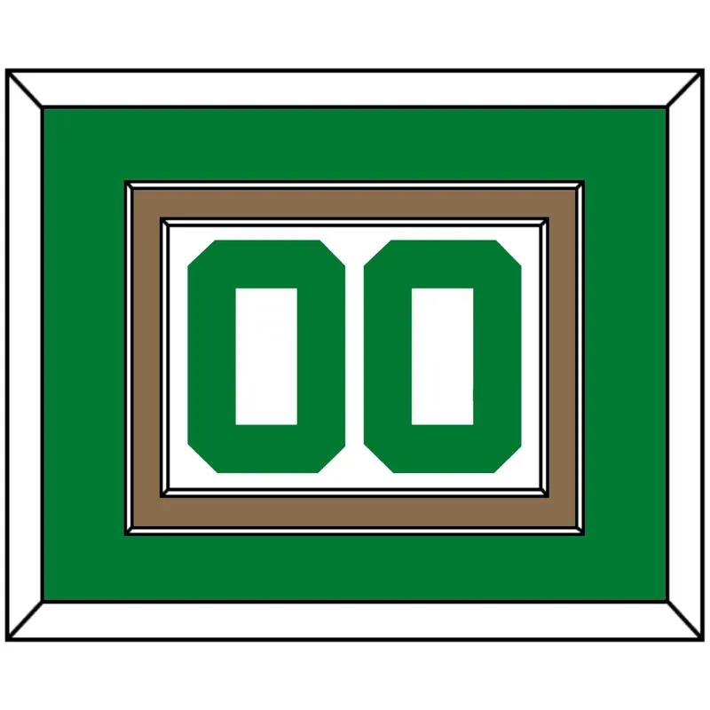 Boston Number - White Association - Double Mat 2