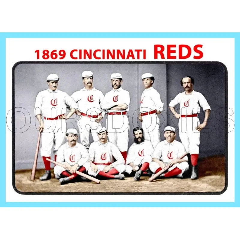 1869 Cincinnati Reds 1973 Topps Custom Card - 4789
