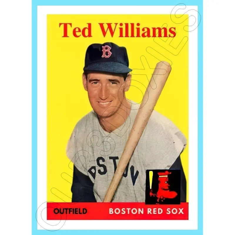 Ted Williams 1958 Topps Custom Card - 4150