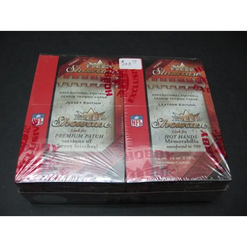 2003 Fleer Showcase Football Box (Hobby)