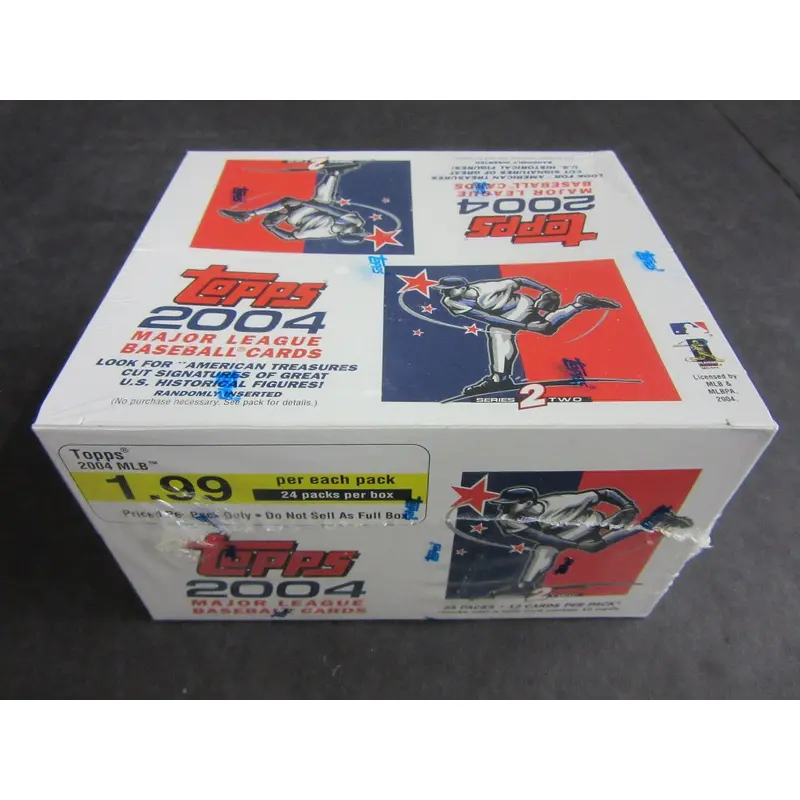 2004 Topps Baseball Series 2 Box (Retail) 24/12)