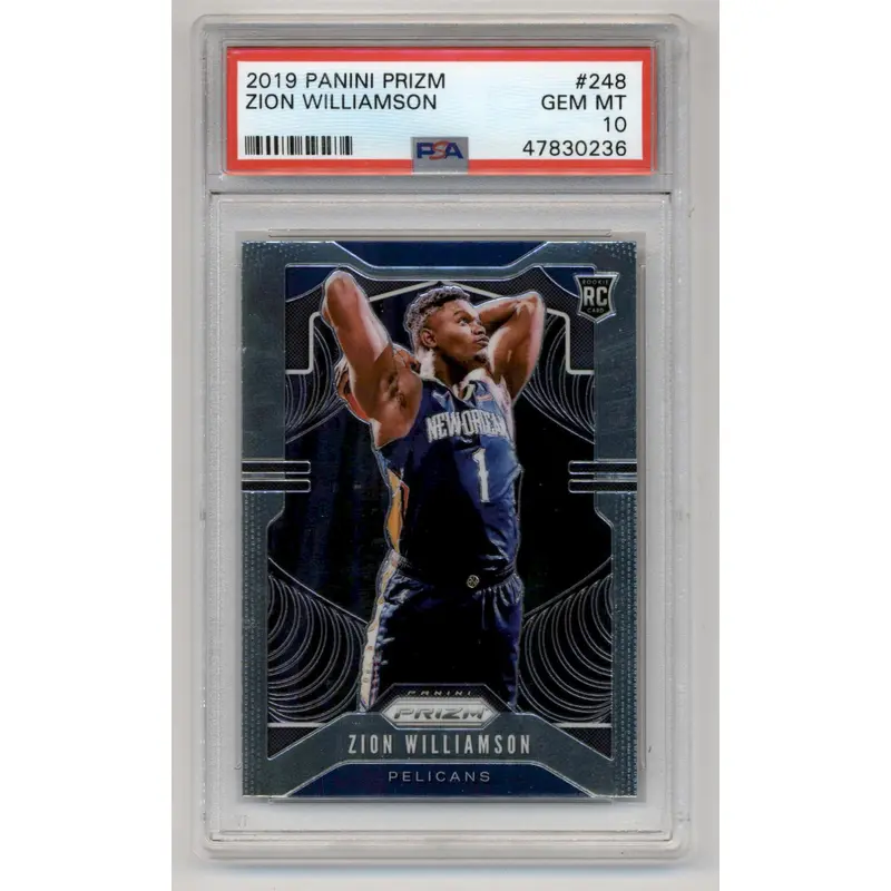 Zion Williamson 2019-20 Prizm Rookie #248 PSA 10 Gem Mint