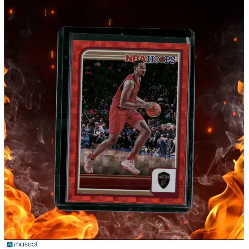 2023-24 Panini NBA Hoops Isaiah Mobley Red Hyper 33/99 #53