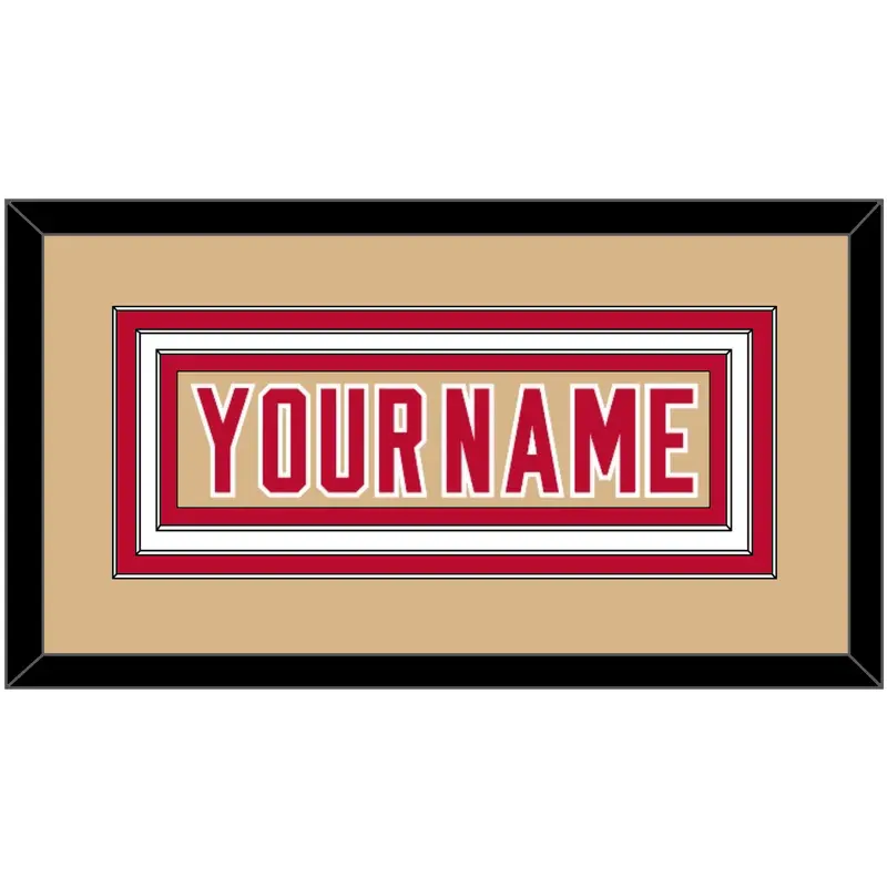 Denver Nameplate - Alternate Gold - Triple Mat 1