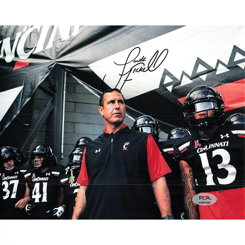 Luke Fickell signed 8x10 photo PSA/DNA Autographed Football Coach