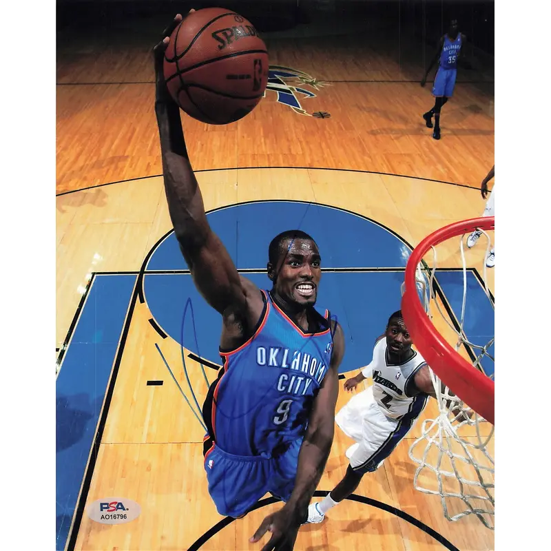 Serge Ibaka signed 8x10 photo PSA/DNA OKC Thunder Autographed