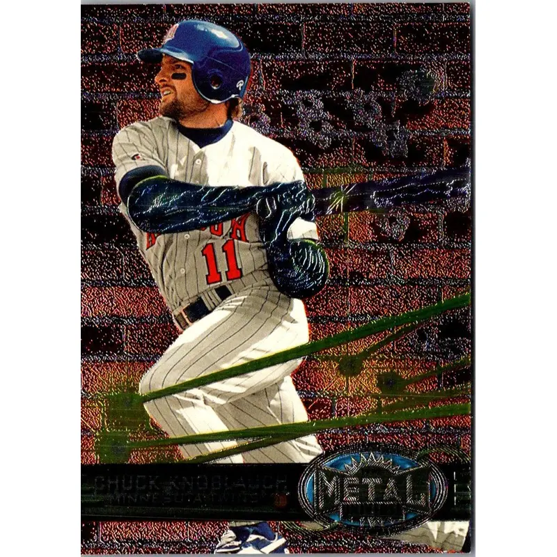 1997 Metal Universe Chuck Knoblauch #210