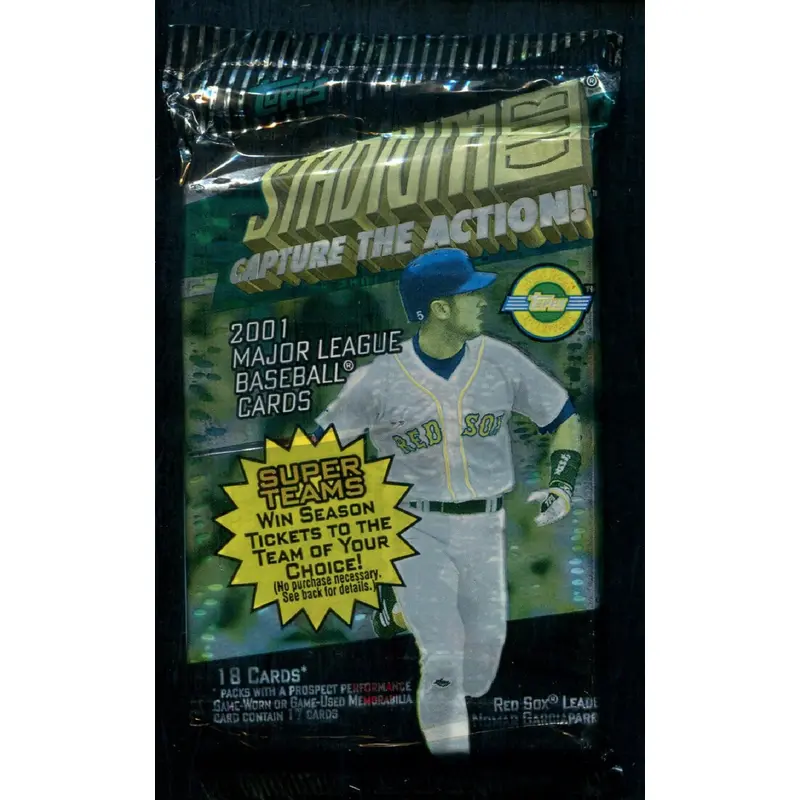 2001 Topps Stadium Club Baseball Unopened Jumbo Pack (HTA) (18)