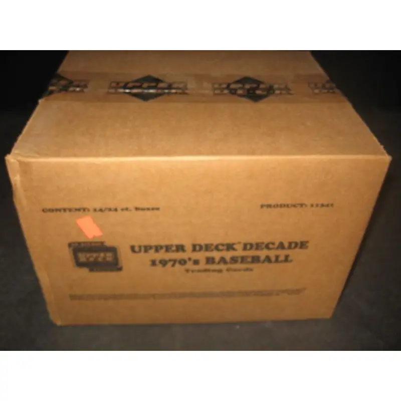 2001 Upper Deck Decade of the 70s Baseball Case (Hobby) (14 Box)