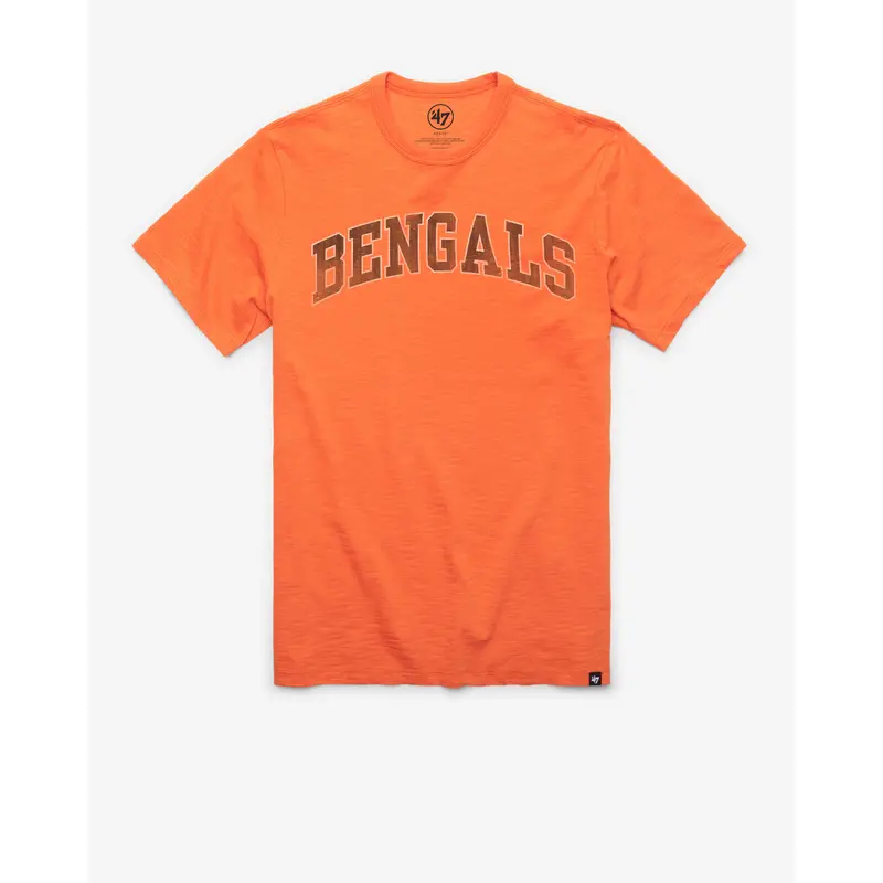 CINCINNATI BENGALS GRIT WORDMARK '47 SCRUM TEE
