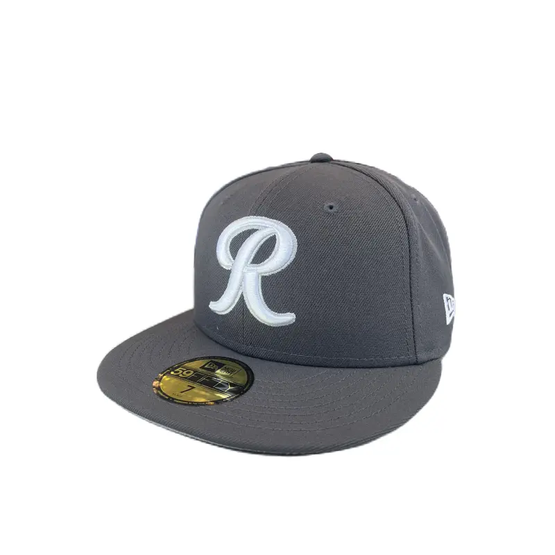 Tacoma Rainiers New Era 59Fifty Graphite White R Cap