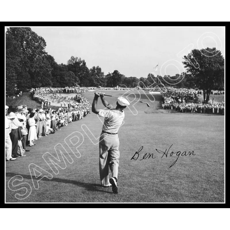 1950 Ben Hogan 8X10 Photo - Autographed US Open Miracle At Merion - 3056