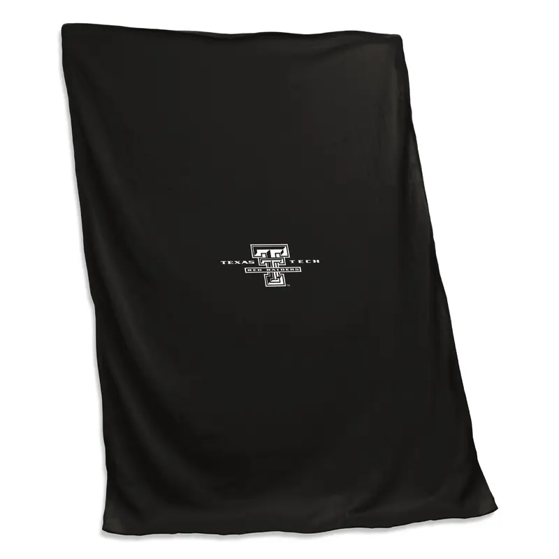 TX Tech Black Sweatshirt Blanket (Screened)