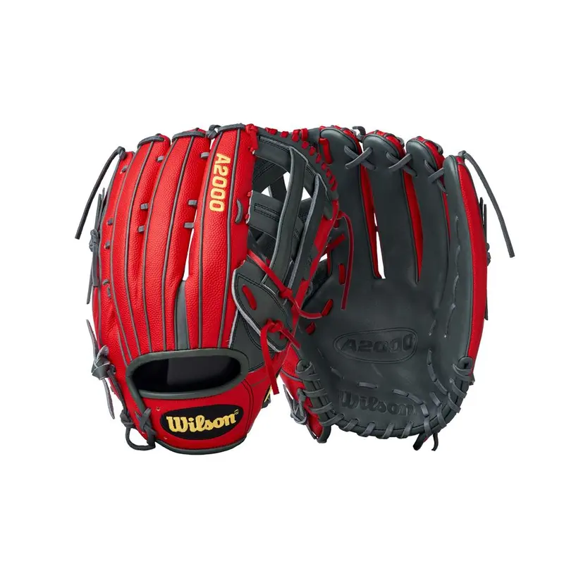 2025 Wilson A2000 14" Utility Slow Pitch Glove Right Hand Throw - Grey / Red