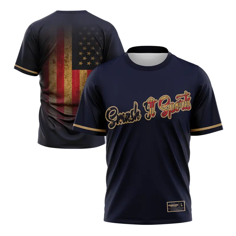 Smash It Sports Short Sleeve Shirt - Old Glory