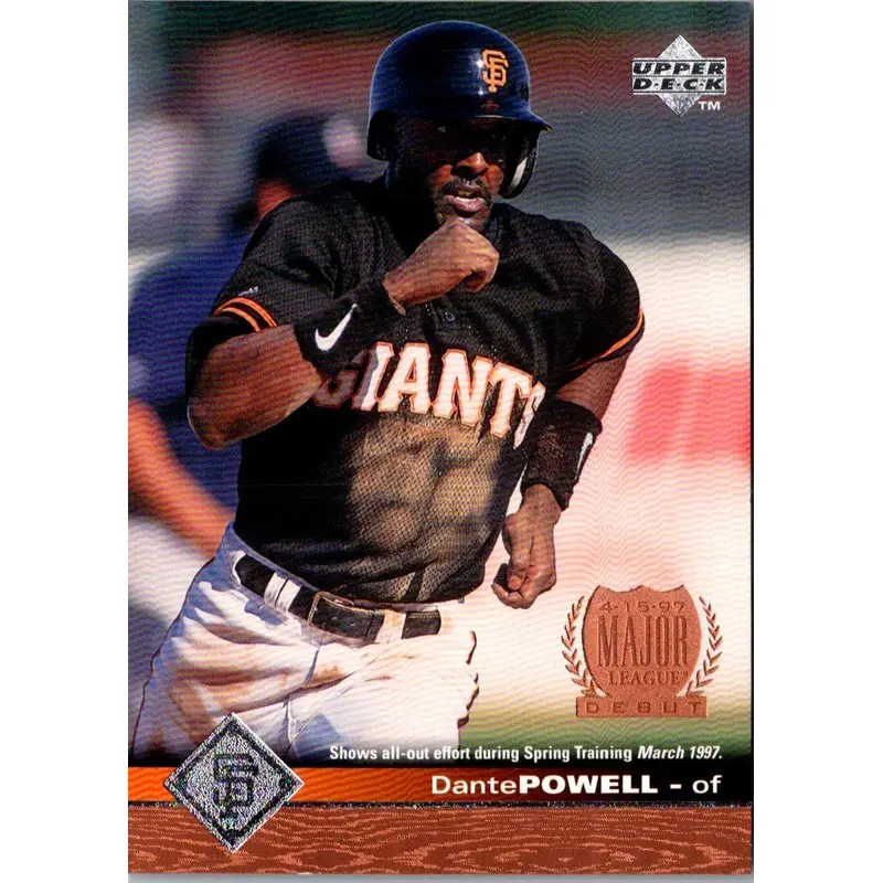 1997 Upper Deck Dante Powell #544