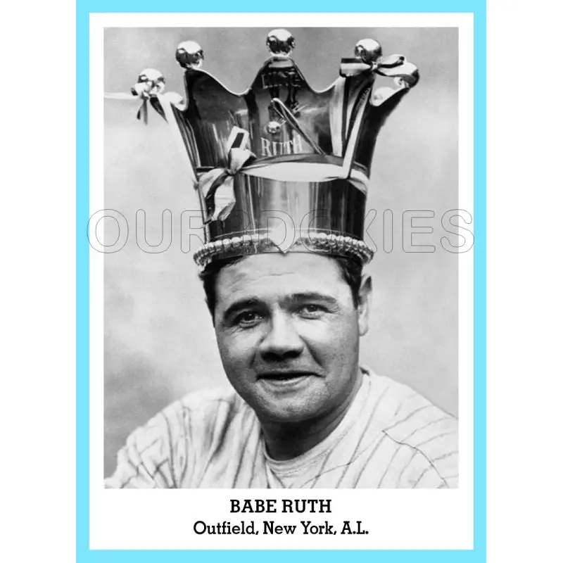 Babe Ruth 1947 Tip Top Bread Custom Card - 3846
