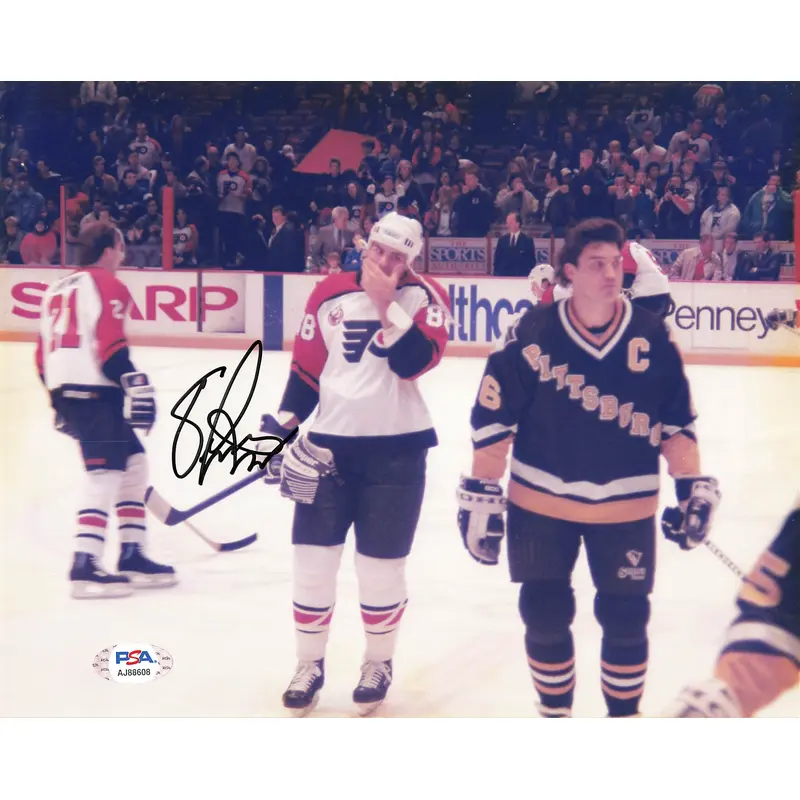 ERIC LINDROS signed 8x10 photo PSA/DNA Philadelphia Flyers Autographed