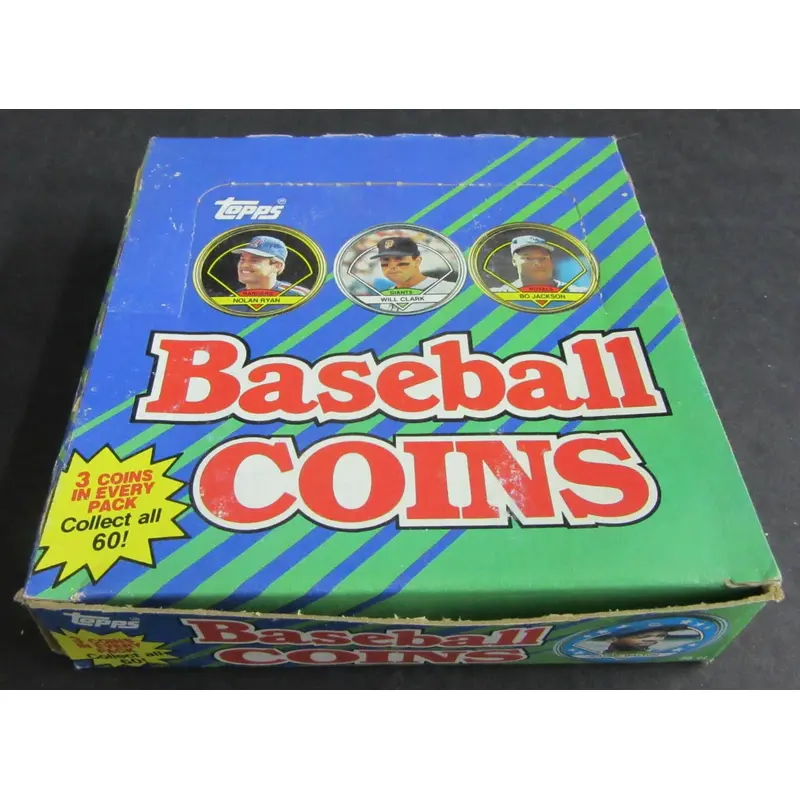 1990 Topps Baseball Coins Unopened Box