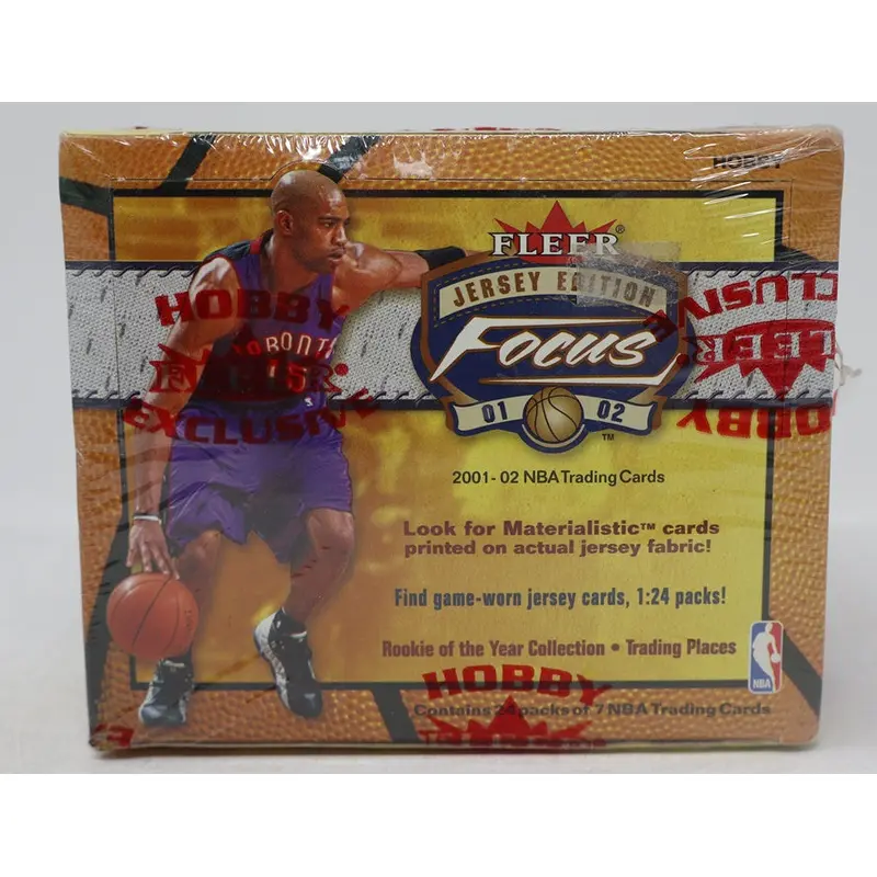 2001/02 Fleer Focus Basketball Jersey Edition Box (Hobby) (24/7)