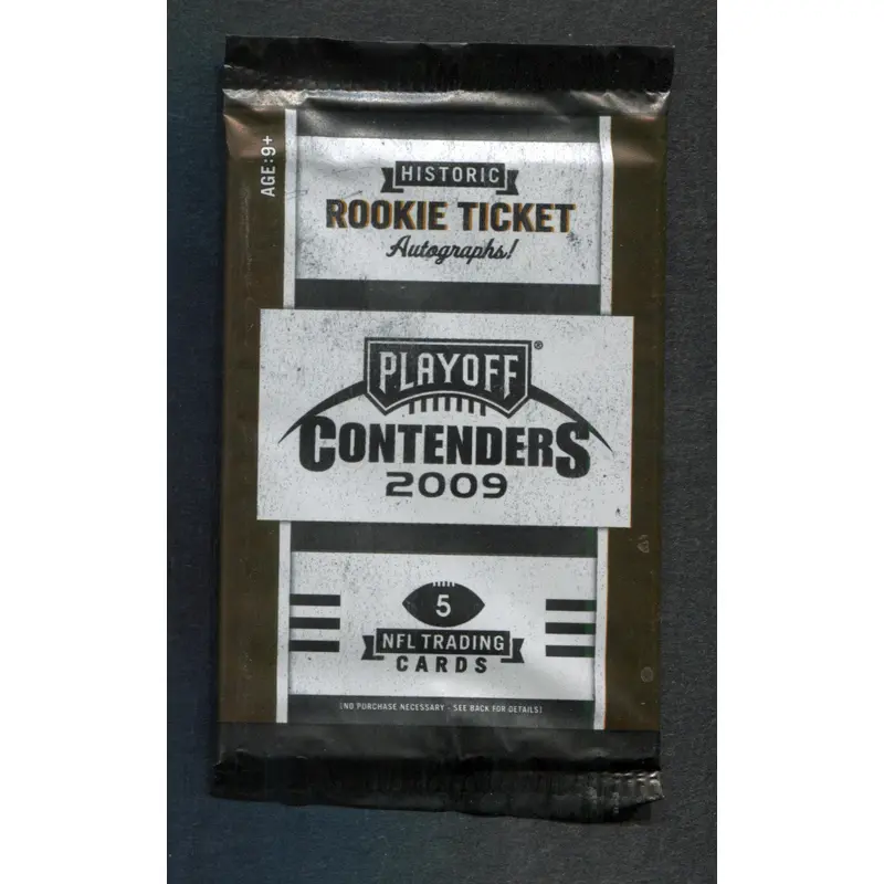 2009 Playoff Contenders Football Unopened Pack (Hobby) (5)
