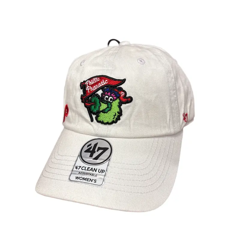 '47 Philadelphia Phillies Womens White Confetti w/ Mascot Clean up Hat