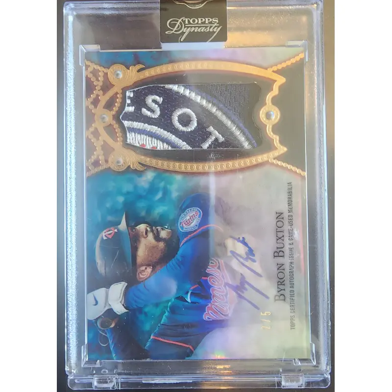 Byron Buxton 2022 Topps Dynasty BBU1 Patch Auto #2/5