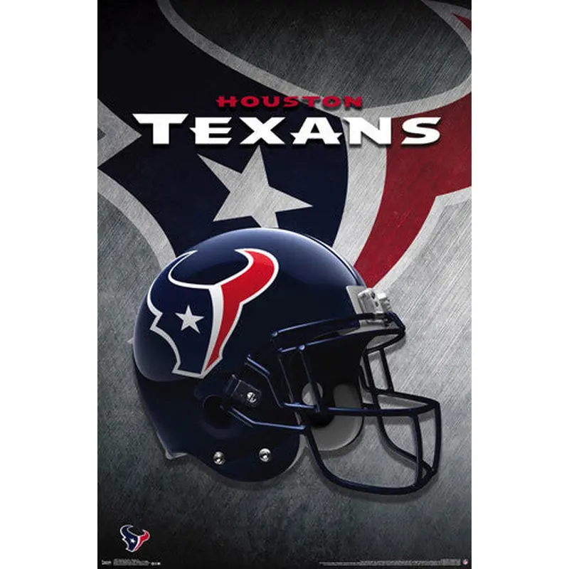 Houston Texans Official NFL Football Team Helmet Logo Poster - Trends International