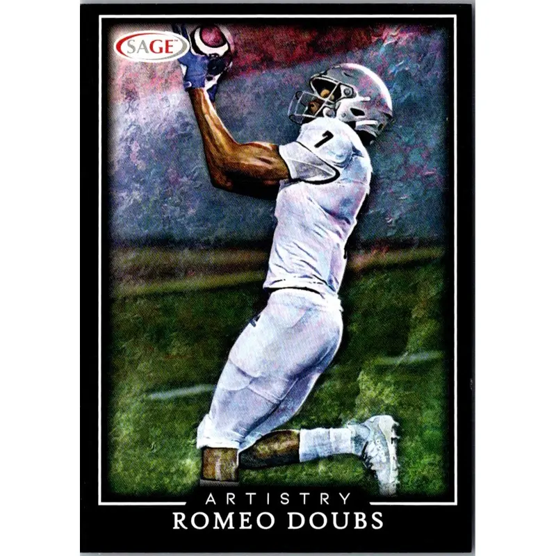 2022 SAGE Artistry Green Romeo Doubs #ART-RD