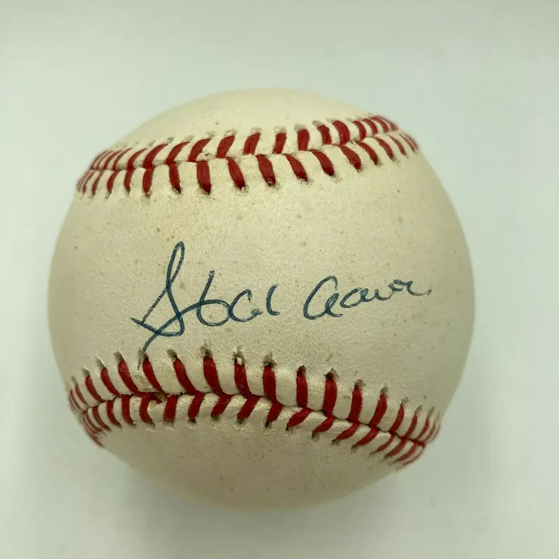 Hank Aaron Signed Official National League Baseball JSA COA