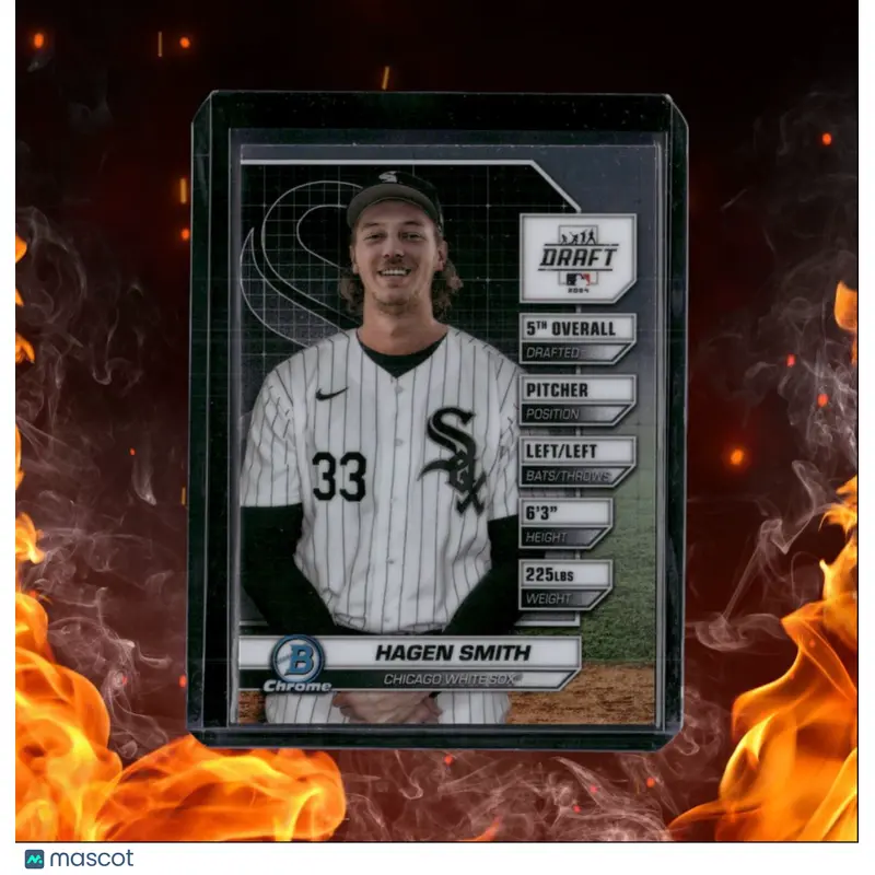 2024 Bowman Chrome Hagen Smith Prospect Draft Night #BDN-4