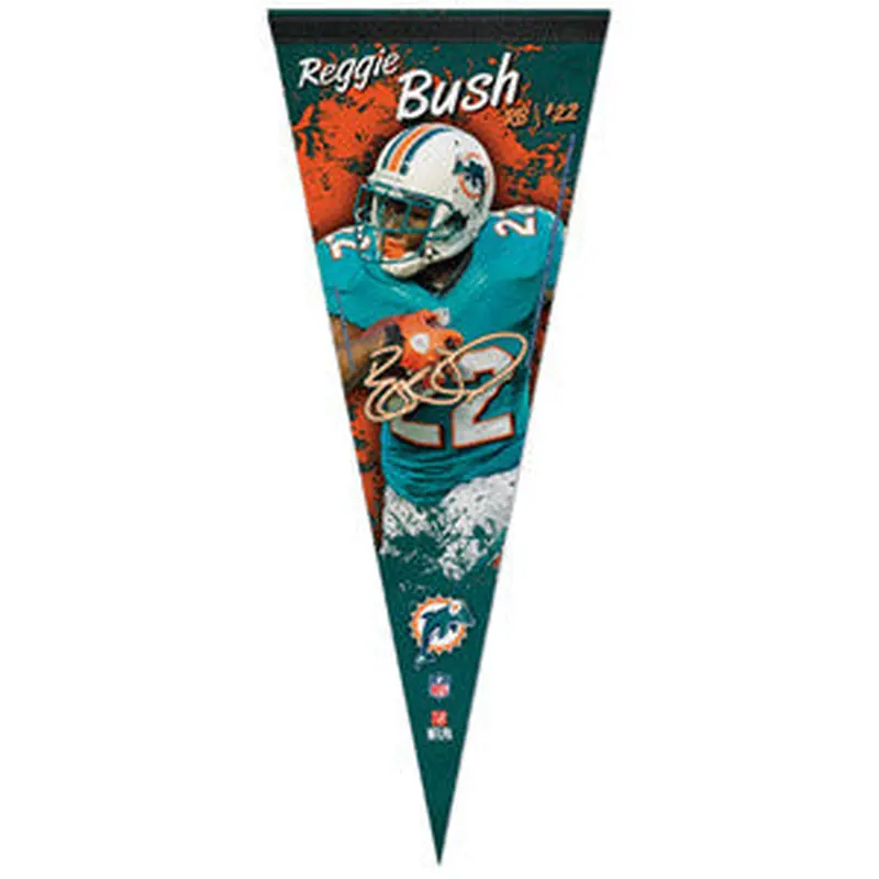 Reggie Bush "Signature Series" Premium NFL Felt Collector's Pennant (2012) - Wincraft