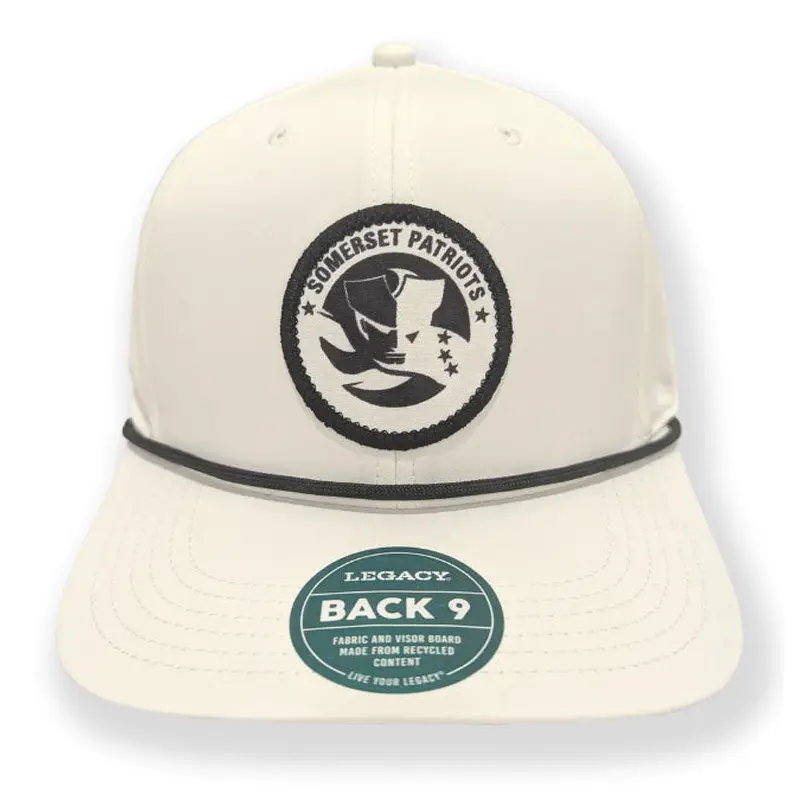 Somerset Patriots L2 Back9 Lightweight Performance Adjustable Golf Snap Back Cap